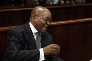 Jacob Zuma proclame son innocence, le 7 avril 2009 devant la Haute Cour de Durban. © AFP