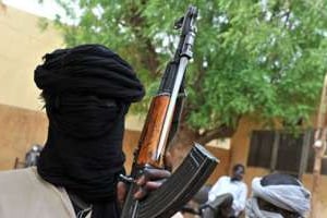 Un islamiste du Mujao, le 16 juillet 2012, à Gao, au Mali. © AFP