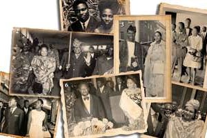 Photos d’époque des anciens couples présidentiels (voir les légendes dans le texte ci-dessous). © DR