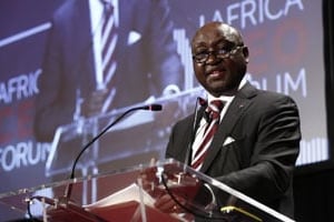 Donald Kaberuka lors de l’ouverture du Africa CEO Forum © Bruno Levy/Theafricaceoforum2012