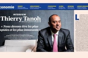 Cette semaine dans Jeune Afrique, Thierry Tanoh expose sa stratégie à la tête du groupe bancaire panafricain
