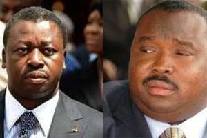 Faure Gnassingbé et son demi-frère Kpatcha. © AFP/Montage J.A.