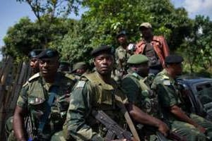 Des soldats de l’armée régulière congolaise. © AFP