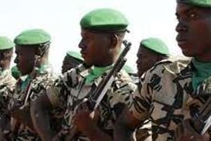 Des soldats de l’armée malienne. © AFP