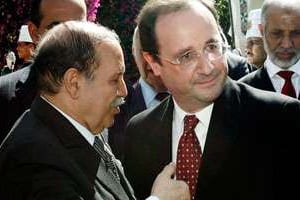 Juillet 2006. Première rencontre avec le président algérien. © Fayez Nureldine/AFP