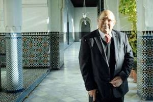 Dalil Boubakeur, le recteur de la Grande Mosquée de Paris depuis 1992. © Vincent Fournier/J.A.