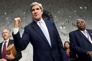 Le sénateur John Kerry le 20 décembre 2012 à Washington. © AFP