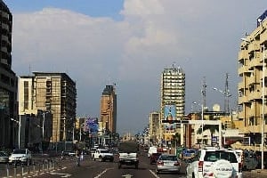 À Kinshasa, le boulevard du 30 juin a été rénové par les Chinois. © Muriel Devey