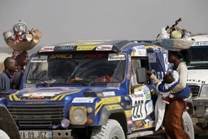 Africa Eco Race, le rallye qui prend doucement la place du Dakar en Afrique. © AFP