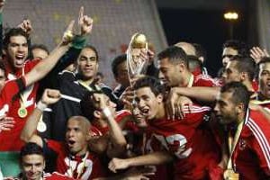 L’équipe d’Al-Ahly Le Caire remporte la Ligue des Champions, le 17 novembre 2012. © Mosa’ab Elshamy/AP/SIP