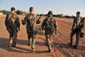 L’armée française a affronté les djihadistes au corps à corps à Diabali. © AFP / ISSOUF SANOGO