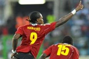Le joueur angolais, Manucho. © AFP