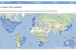 Goggle Street View est disponible dans plus de 45 pays. © Capture d’écran / J.A.