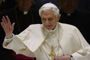 Le pape Benoît XVI se retirera le 28 février. © AFP