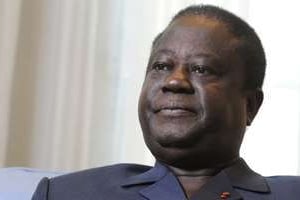 Le président du PDCI et ancien président ivoirien, Henri Konan Bédié. © J.A