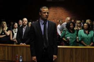 Oscar Pistorius, le 15 février à l’ouverture de son audience préliminaire. © Siphiwe Sibeko/Reuters