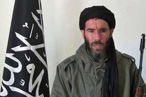 Une capture d’écran non datée d’une vidéo où apparaît le chef jihadiste Mokhtar Belmokhtar. © ANI/AFP/Archives