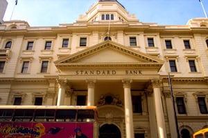 Standard Bank tire 10% de ses revenus de ses filiales subsahariennes. © Benoit Decout/REA