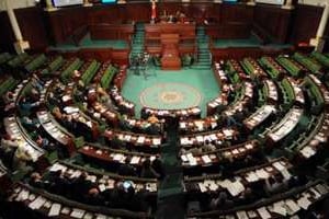 Une session pleinière de l’Assemblée nationale constituante tunisienne, le 14 février 2013. © AFP