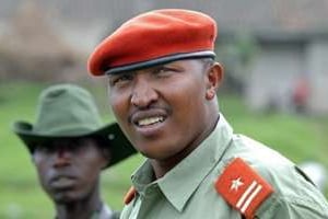 Le général rebelle congolais Bosco Ntaganda à Kabati, le 11 janvier 2009. © AFP