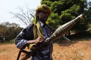 Un rebelle de la Séléka. © AFP