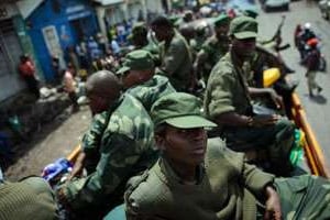 Des rebelles du M23 à Goma en décembre 2012. © AFP/Phil Moore
