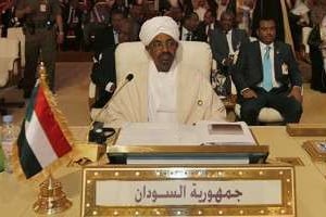 Le président soudanais, Omar el-Béchir, à Doha en mars 2013. © AFP