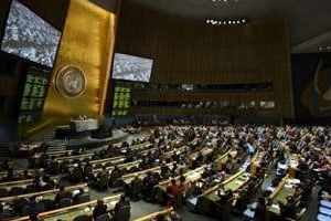 L’Assemblée générale de l’ONU, le 2 avril 2013 à New York. © AFP
