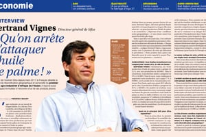 Cette semaine dans Jeune Afrique, grande interview de Bertrand Vignes.