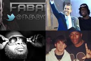 Images Twitter de Fababy, Youssoupha, Barack Adama et Mokobé. © DR/Montage JA