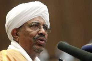 Le président soudanais Omar el-Béchir à Khartoum, le 1er avril 2013. © AFP
