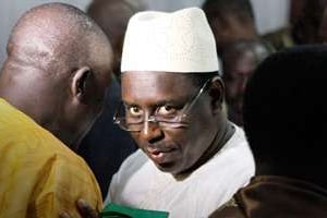Le président sénégalais le 23 mars à Dakar. © Rebecca Blackwell/AP/Sipa