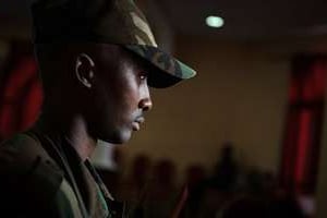 Un rebelle du Mouvement du 23-Mars (M23) à Goma, novembre 2012. © AFP