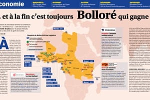 Cette semaine dans Jeune Afrique, enquête sur la méthode Bolloré.