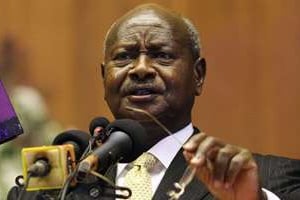 Le président ougandais Yoweri Museveni. © AFP