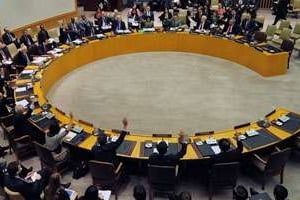 Le Conseil de sécurité des Nations unies lors d’un vote, le 7 mars 2013 à New York. © AFP