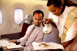 Les voyages d’affaires représentent 30 % des recettes. © Ethiopian Airlines