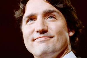 Le nouveau petit prince de la politique canadienne, à Ottawa, le 14 avril. © SIPA
