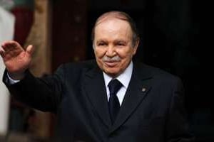 Le président algérien, Abdelaziz Bouteflika, le 14 janvier à Alger. © AFP