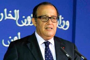 L’ancien chef de la diplomatie marocaine, Taïeb Fassi Fihri, à Rabat, en octobre 2011. © Abdelhak Senna/AFP