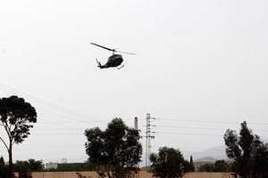 Un hélicoptère de l’armée tunisienne. © AFP