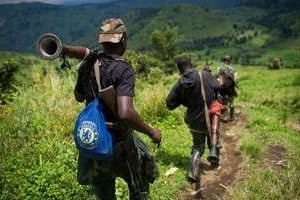 Des combattants de la rébelllion M23, dans l’est de la République démocratique du Congo, en novem © AFP