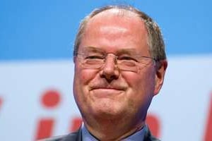Peer Steinbrück, candidat du SPD. © AFP