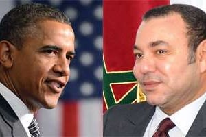 Barack Obama et Mohammed VI. © AFP/Montage J.A.