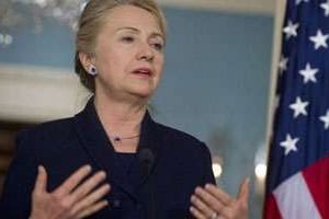 L’ancienne secrétaire d’État Hilary Clinton. © AFP