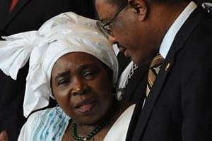 Nkosazana Dlamini-Zuma et Hailemariam Desalegn, le 25 mai à Addis-Abeba. © AFP