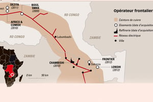 D’après ENRC, les réserves connues sur l’ensemble de ses mines congolaises sont de 8,8 millions de tonnes de cuivre et de 91 000 t de cobalt. © ENRC