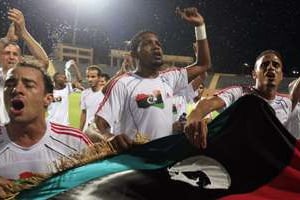 Les joueurs libyens disputeront leur premier match à domicile depuis deux ans. © AFP