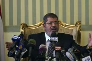 Le président égyptien Mohamed Morsi, le 22 mai 2013 au Caire. © Khaled Desouki/AFP