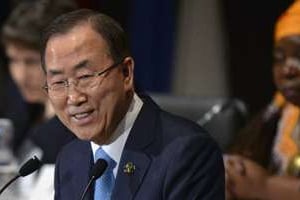 Ban ki-Moon, le secrétaire général de l’ONU, le 1er juin. © AFP